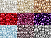 Стъклени восъчни перли микс размери Ø4–12 мм