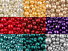 Sklenené voskové perly mix veľkostí Ø4-12mm