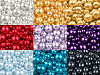 Skleněné voskové perly mix velikostí Ø4-12 mm