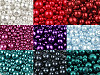 Стъклени восъчни перли микс размери Ø4–12 мм