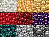 Round Glass Pearl Imitation Beads mix of sizes approx. Ø4-12 mm