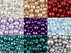 Round Glass Pearl Imitation Beads mix of sizes approx. Ø4-12 mm