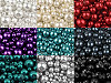 Round Glass Pearl Imitation Beads mix of sizes approx. Ø4-12 mm