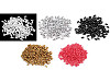 Plastové voskové korálky / perly Glance rýže 3x6 mm