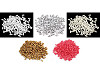 Cuentas de plástico imitación perlas brillantes 3x6 mm Arroz