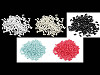 Plastic Imitation Pearl Beads Glance 3x6 mm Rice