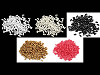 Cuentas de plástico imitación perlas brillantes 3x6 mm Arroz