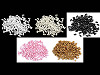 Plastikowe koraliki woskowane / perły Glance ryż 3x6 mm