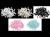 Cuentas de plástico imitación perlas brillantes 3x6 mm Arroz