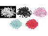 Perline imitazione plastica, Glance, dimensioni: 3 x 6 mm, colore: riso