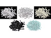 Plastikowe koraliki woskowane / perły Glance ryż 3x6 mm
