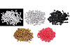 Plastikowe koraliki woskowane / perły Glance ryż 3x6 mm