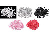 Plastikowe koraliki woskowane / perły Glance ryż 3x6 mm