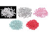 Perline imitazione plastica, Glance, dimensioni: 3 x 6 mm, colore: riso