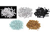Perline imitazione plastica, Glance, dimensioni: 3 x 6 mm, colore: riso