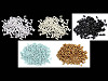 Imitation de perle en plastique Glance, 3 x 6 mm, Grain de riz