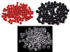 Plastic Round Beads Ø6 mm Transparent 