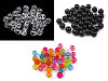 Plastic Round Beads Ø8 mm Transparent 