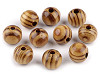 Wooden Round Beads Strip Ø16 mm 