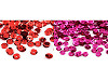 Sequins creux en vrac, Ø 6 mm