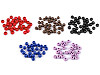 Perles rondes en bois, Ø 10 mm