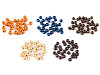Perles rondes en bois, Ø 10 mm