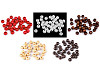 Perles rondes en bois, Ø 10 mm
