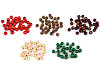 Perles rondes en bois, Ø 10 mm