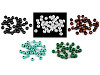 Perles rondes en bois, Ø 10 mm