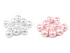 Perline rotonde in vetro, imitazione perle, Ø 10 mm