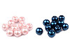 Cuentas imitación perlas redondas de vidrio Ø10 mm