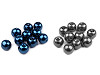 Imitation de perles rondes en verre, Ø 6 mm