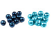 Imitation de perles rondes en verre, Ø 6 mm