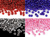 Perline di rocaille in vetro "Rocaille" 6/0 con foro di estrazione 4 mm