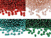 Staklene perle „Rocaille” 6/0 s rupicom za izvlačenje 4 mm