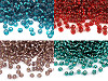 Staklene perle „Rocaille” 6/0 s rupicom za izvlačenje 4 mm