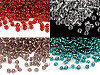 Perline di rocaille in vetro "Rocaille" 6/0 con foro di estrazione 4 mm