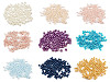 Imitation de perles rondes en verre, Ø 4 mm, lisses