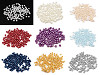 Imitation de perles rondes en verre, Ø 4 mm, lisses