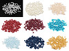 Imitation de perles rondes en verre, Ø 4 mm, lisses
