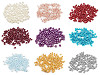 Imitation de perles rondes en verre, Ø 4 mm, lisses