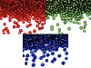 Perline "Rocaille" in vetro, 12/0 con foro di estrazione, 2 mm