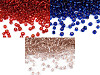 Rocailles Glasperlen 12/0 2 mm mit Lochfolie 
