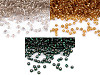 Perline "Rocaille" in vetro, 12/0 con foro di estrazione, 2 mm