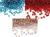 Rocailles en verre, 12/0 avec trou de tirage visible, 2mm