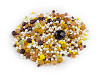 Fire-polished Mixed Glass Beads, 2nd quality