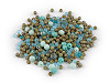 Fire-polished Mixed Glass Beads, 2nd quality