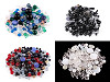 Perles de verre mixtes polies, 2e qualité