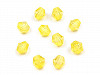 Plastic Faceted Beads 4x4 mm Sun