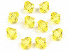 Plastic Faceted Beads 8x8 mm Sun